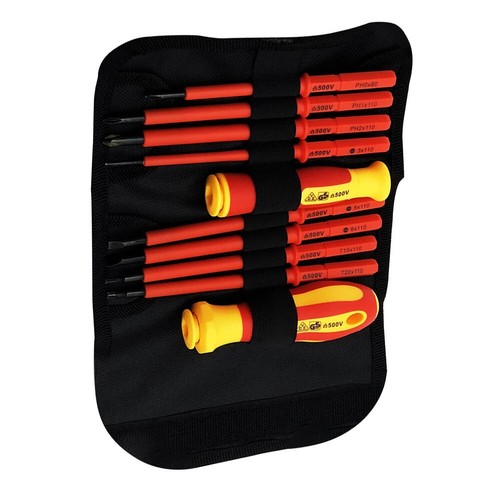 Insulated screwdriver - 10-in-1,